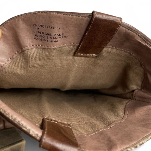 Coconuts Matisse Brown Faux Leather Western Cowgirl Cowboy Boots Women's 11 M - Picture 9 of 13